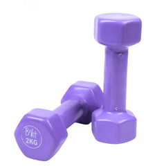 Vinyl Coated Dumbbells Pack Of 3 Pairs - 1KG, 2kg, 3kg