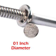 Zigzag Barbell home use 4 ft (1 inch)