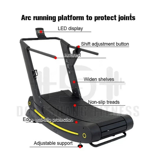 Manual Curved Treadmill - M8755