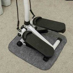 Mini Stepper with Handle and Resistance Bands, Fitness Stepper Machine for Full Body Workout