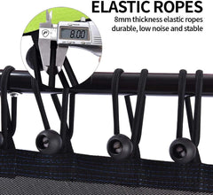 36 '' Fitness Trampoline with Adjustable Handle Bar