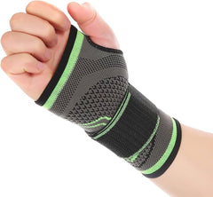 Palm & Wrist Support Brace - Green (Pack of 1 & 2 )