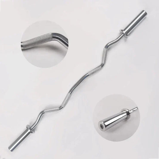 Curling Rod Weight Lifting Zigzag Rod - 2 inch Diameter