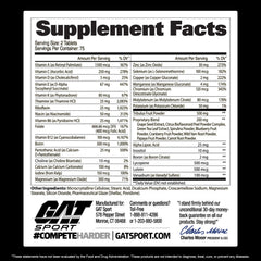 GAT Sport Mens Multi+Test 60 Tablets