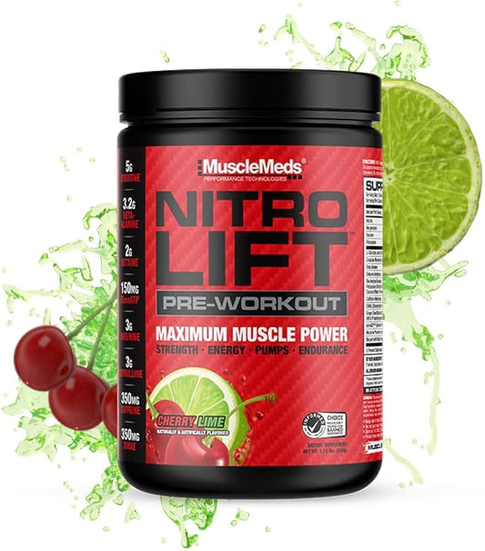 MuscleMeds Nitro Lift Pre Workout | 40 Servings