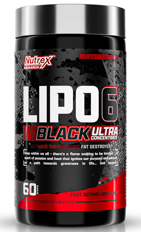 Nutrex Lipo-6 Black, Fat Burner | 120 Capsules