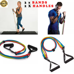 Resistance Band 3 Piece Set
