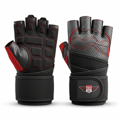 Hand Gripper, Wrist Wraps & Gym Gloves (Pack of 3)