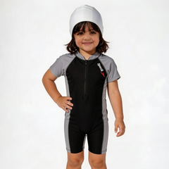 SWIMMING COSTUME FRONT ZIPPER FOR GIRLS