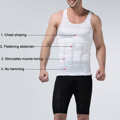 Slim and Fit Slimming Belt For Men - White