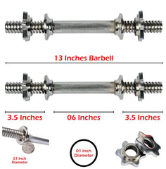 Small Dumbell Rods For Weight Plates - Pack of 2