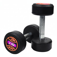 Rubber Coated Dumbbells 1KG TO 20KG - PACK OF 2