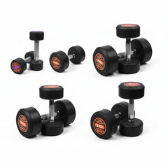 Rubber Coated Dumbbells 1KG TO 20KG - PACK OF 2