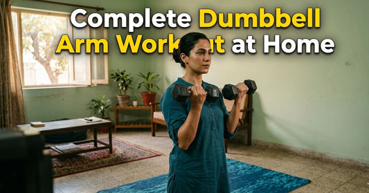 Dumbbell Arm Exercises: Build Bigger Biceps, Triceps, and Forearms at Home