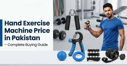 Hand exercise machine price in Pakistan featuring adjustable hand grippers, wrist exercisers, and grip strength trainers available at Sonic Sports