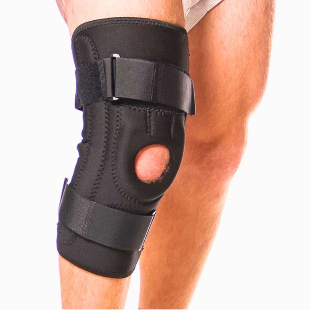 Hinged Knee Stabilizer 710 Neoprene Brace with Adjustable Straps for Knee Pain Relief – Sonic Sports
