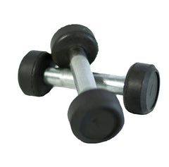 2kg Rubber Dumbbell with 4mm Yoga Mat and Jump Rope