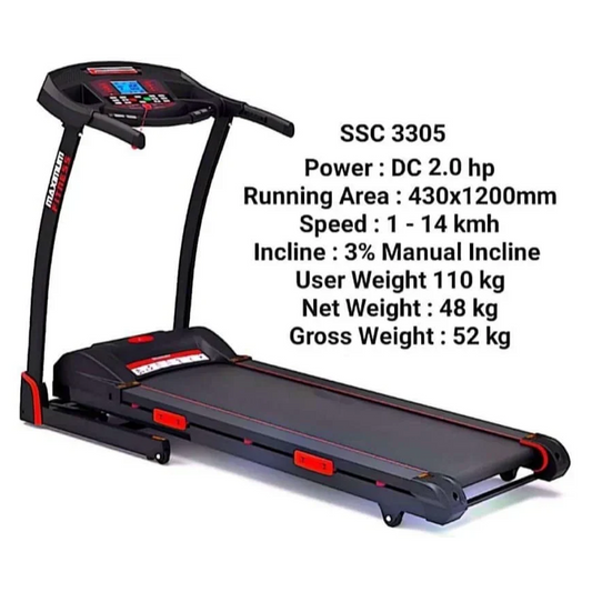 Maximum Fitness Treadmill 110 KG SSC 990