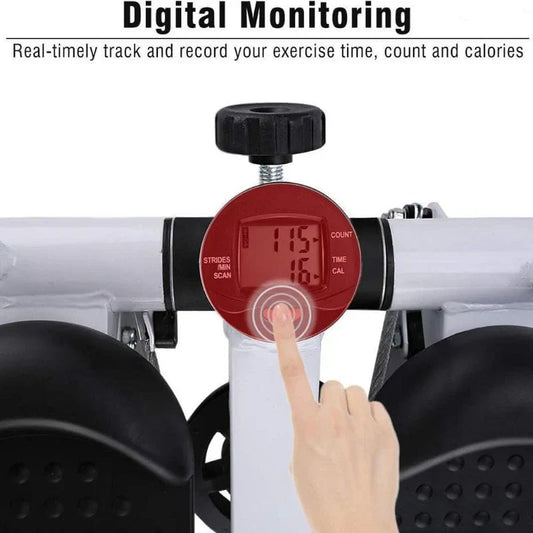 Hydraulic Stepper with Resistance Band