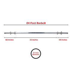 Straight Barbell Home Use (4 ft)