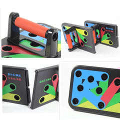 Pushup board , Multipurpose Exercise Board - Black