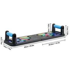 Pushup board , Multipurpose Exercise Board - Black