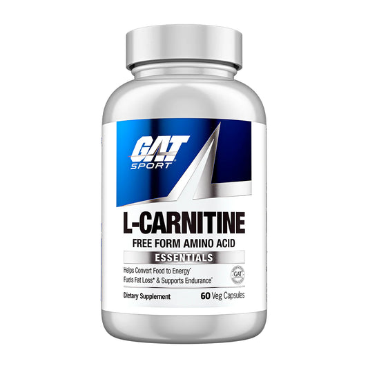 GAT Sport L-Carnitine | Free Form Amino Acid | 60 Capsules