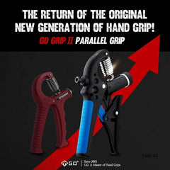 GP-707 Dual Hand Grip Strengthener Adjustable gripper (10-40kg)