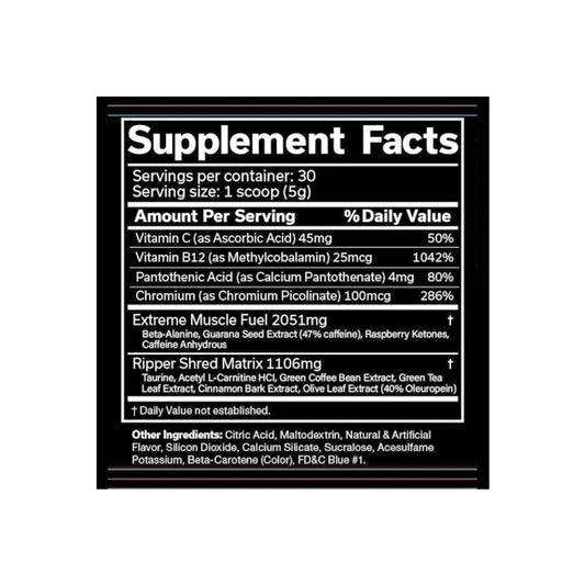 JNX Sports The Ripper Pre Workout | 30 Servings