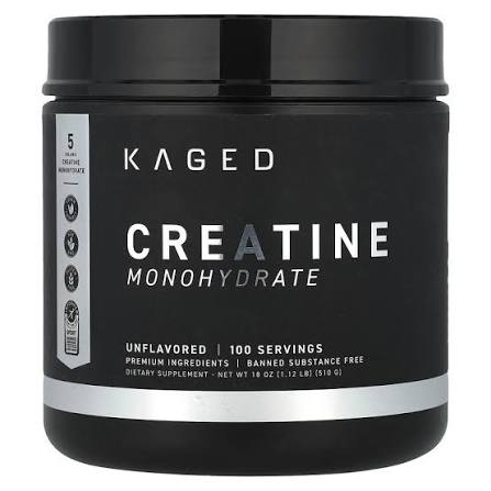 Kaged Creatine Monohydrate Unflavored 100 Servings