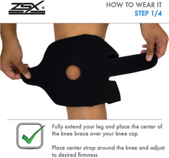 Knee Support Brace Open Patella - Pack of 1