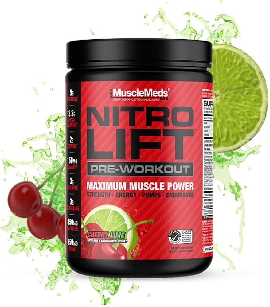MuscleMeds Nitro Lift Pre Workout | 40 Servings