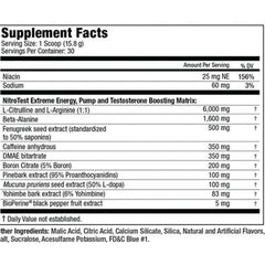 MuscleMeds Nitro Test Pre-Workout 30 Servings
