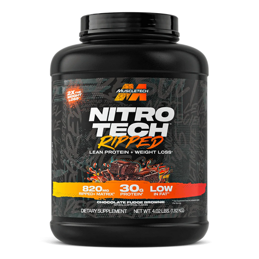 MuscleTech Nitro-Tech Ripped 4 lbs | Low-Fat Lean Whey