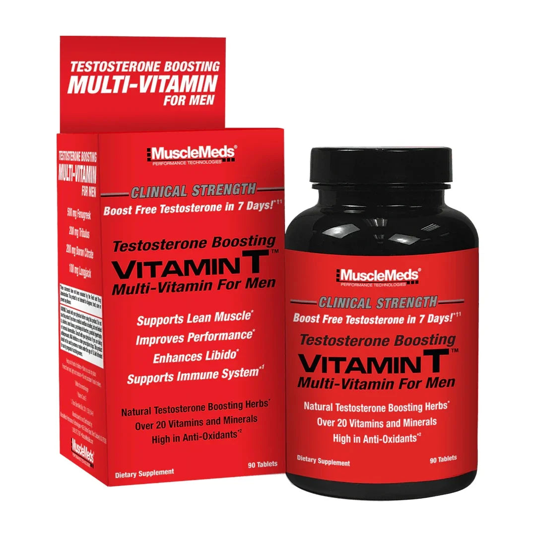 Musclemeds Vitamin T, Multivitamin For Men | 90 Tablets