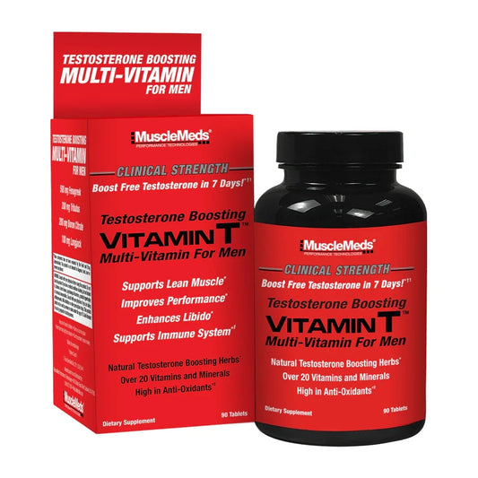 Musclemeds Vitamin T, Multivitamin For Men | 90 Tablets