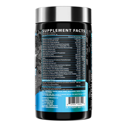 Nutrex Vitadapt Complete | Sports Multivitamin | 90 Capsules