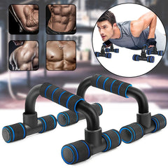 Pushup Stands Plastic For Exercise - Black