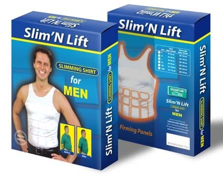 Slim and Fit Slimming Belt For Men - White