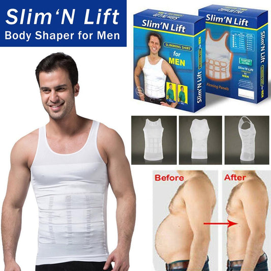 Slim and Fit Slimming Belt For Men - White
