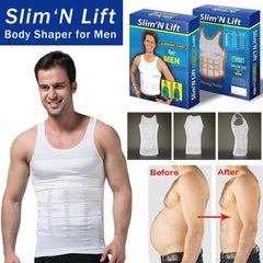 Slim and Fit Slimming Belt For Men - White