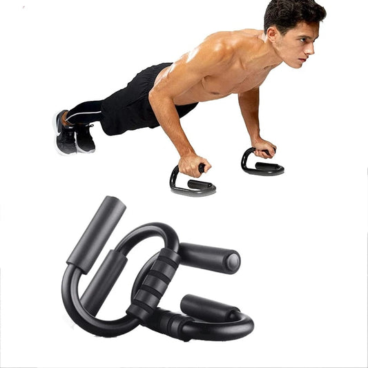 Strong Pushup Stands with Soft Foam Grip and Non-Slip Bars Chrome bars
