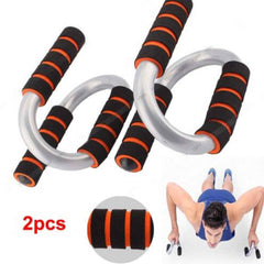 Strong Pushup Stands with Soft Foam Grip and Non-Slip Bars Chrome bars
