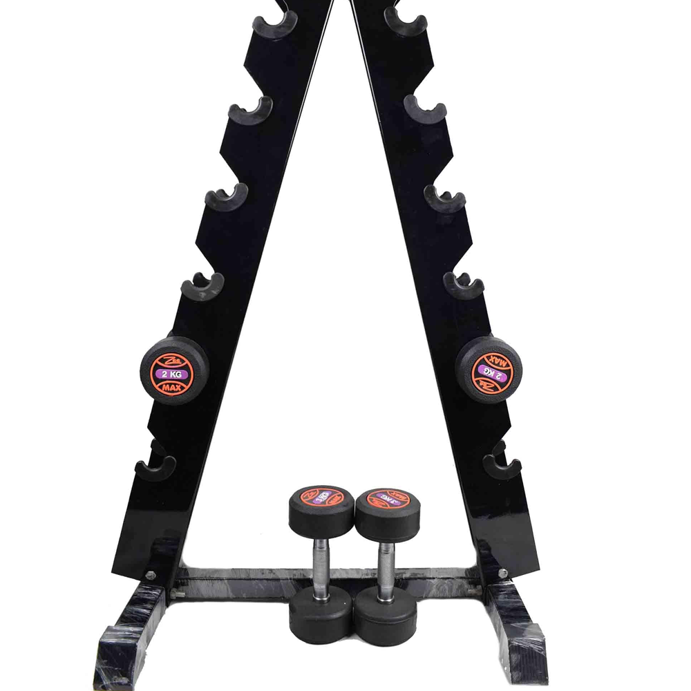 A-Frame Dumbbell Rack 5 pairs Dumbell rack - Black