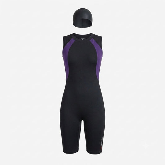 Womens Swimming Costume With Cap