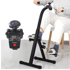 Mini Exercise Cycle for Arms and Handles With Meter