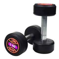 Rubber Coated Dumbbells 1KG TO 20KG - PACK OF 2