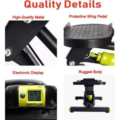 V Shape Stepper with Resistance Band